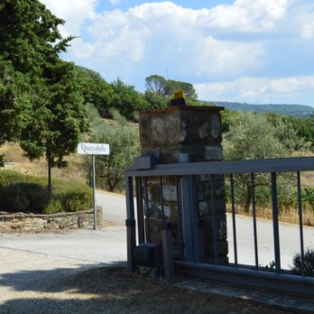 Agricola Querciabella - Simple signage at the entrance of the winery - Wineries Near Me - Greve In Chianti, PO