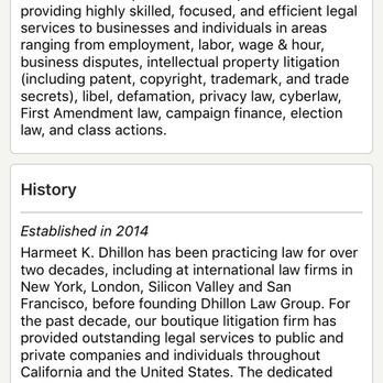 Dhillon Law Group Inc. - The services listed on the Dhillon Law Groups' Yelp page. - Employment Law Near Me - San Francisco, California Dhillon Law Group Inc. - The services listed on the Dhillon Law Groups' Yelp page. - Employment Law Near Me - San Francisco, California