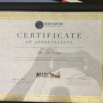 Allec Self Storage - Proud to support the Kern River Conservancy in their campground upkeep - Self Storage Near Me - Jurupa Valley, California Allec Self Storage - Proud to support the Kern River Conservancy in their campground upkeep - Self Storage Near Me - Jurupa Valley, California