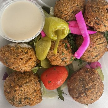Green Cedar - Falafel Plate - Middle Eastern Near Me - Livonia, Michigan