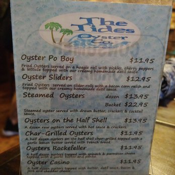 The Tides Oyster Co. & Grill - Bars Near Me - St. Augustine, Florida The Tides Oyster Co. & Grill - Bars Near Me - St. Augustine, Florida