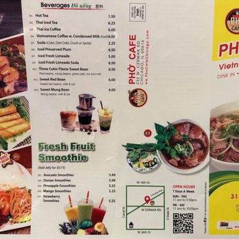 Pho Cafe - Menu - Vietnamese Near Me - Chicago, Illinois Pho Cafe - Menu - Vietnamese Near Me - Chicago, Illinois