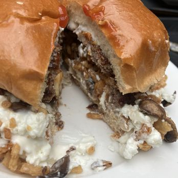 Gutenburg - Goat cheese and wild mushroom - Burgers Near Me - Chicago, Illinois