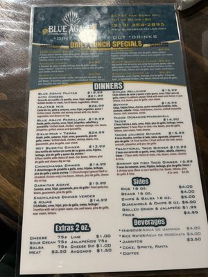 Menu photo 6 Blue Agave Taylor, MI