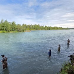 Lone Moose Lodge and RV Park - Fishing just a stone throw from camping