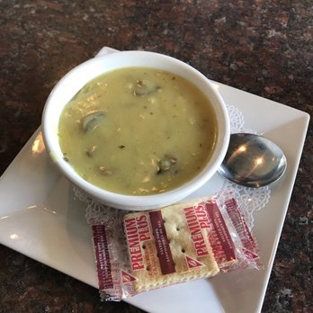 Socrates - Creamy mushroom soup? - Pizza Near Me - St Albert, Alberta