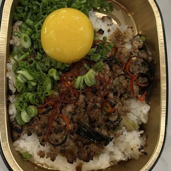 SUSHI-SAN - Beef 'N Bop Sizzling Rice - Sushi Bars Near Me - Chicago, Illinois