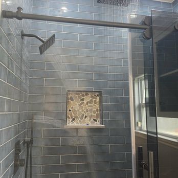 R & C Construction - Completed shower - General Contractors Near Me