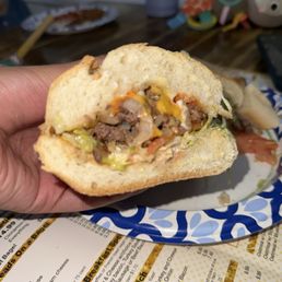 Chopped Cheesesteak Sandwich