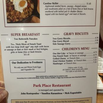 Park Place Restaurant - Diners Near Me - Charlotte, North Carolina Park Place Restaurant - Diners Near Me - Charlotte, North Carolina