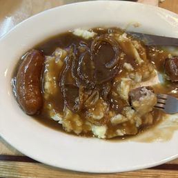 English Bangers and Mash