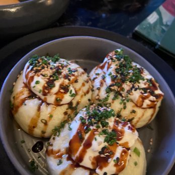 Animae - MANTOU chive steam bun, soy glaze, sour cream butter - Asian Fusion Near Me - San Diego, California Animae - MANTOU chive steam bun, soy glaze, sour cream butter - Asian Fusion Near Me - San Diego, California