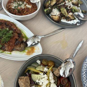 Zaytinya - Charred Eggplant Pide and Beef Soutzoukakia - Greek Near Me - Washington, DC, District of Columbia