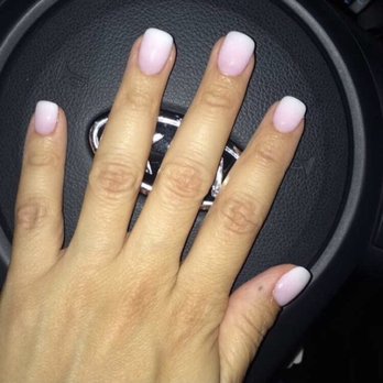 Castle Nail Spa - Hombre pink and white down by Hubert! - Nail Salons Near Me - Dallas, Texas Castle Nail Spa - Hombre pink and white down by Hubert! - Nail Salons Near Me - Dallas, Texas