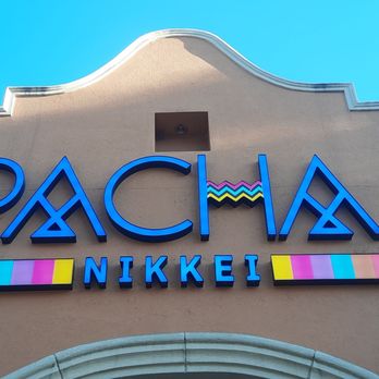 Pacha Nikkei - Entry signage - Peruvian Near Me - Houston, Texas Pacha Nikkei - Entry signage - Peruvian Near Me - Houston, Texas