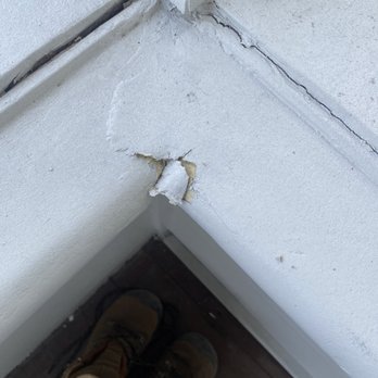 Aldo’s Premier Painting - Paint falling off due to poor patching and interior bondo used - Painters Near Me Aldo’s Premier Painting - Paint falling off due to poor patching and interior bondo used - Painters Near Me