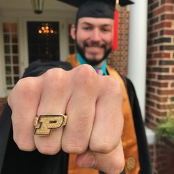 Huffman Jewelry - Purdue Universary class ring for my rocket scientist. Created by Huffman Jewelry! Fully trusted and professionally created, I love his work.