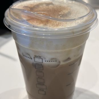 Starbucks - Grande Iced Banana Bread Latte - Coffee & Tea Near Me - San Jose, California Starbucks - Grande Iced Banana Bread Latte - Coffee & Tea Near Me - San Jose, California