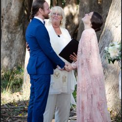 Spring ranch wedding