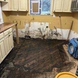 United Restoration - Water damage from dishwasher