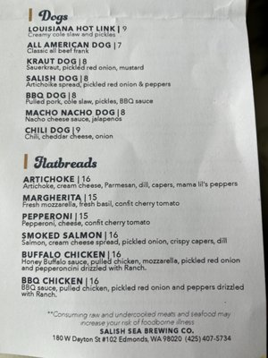 Menu photo 8 Salish Sea Boathouse Edmonds, WA Menu photo 8 Salish Sea Boathouse Edmonds, WA