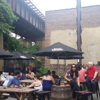 The Bronx Brewery - Outside sitting area. Corn hole is also available. - Breweries Near Me - Bronx, New York The Bronx Brewery - Outside sitting area. Corn hole is also available. - Breweries Near Me - Bronx, New York