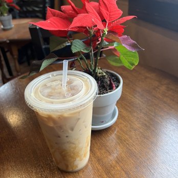 Intermission Cafe - Caramel Iced Coffee - Cafes Near Me - Franklin, Massachusetts