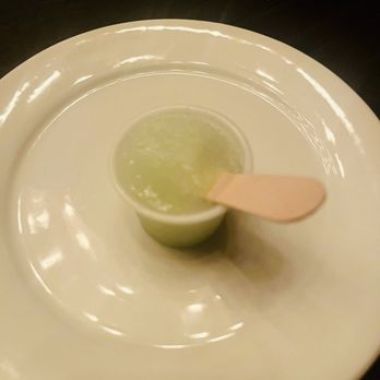 The Grey - Palate cleanser - Green apple flavored... delicious - New American Near Me - Savannah, Georgia