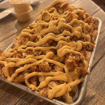 Flamin Feathers - Flamin Loaded Fries with 2 Tenders - Burgers Near Me - Union, New Jersey