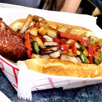 Sweet Dogs - Italian Sausage with peppers & onions - Hot Dogs Near Me - Miami, Florida