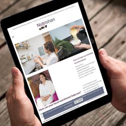 Afford Web Design - Wordpress brochure website for Nutrition business in Leeds, UK.