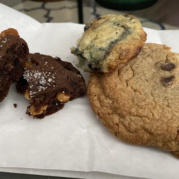 Laura The Cookie Lady - a chocolate cookie and a half eaten cookie - Desserts Near Me - Ephrata, Pennsylvania Laura The Cookie Lady - a chocolate cookie and a half eaten cookie - Desserts Near Me - Ephrata, Pennsylvania