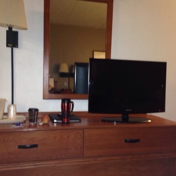 AmericInn by Wyndham Stuart - Two drawer dresser n TV. - Hotels Near Me - Stuart, Iowa