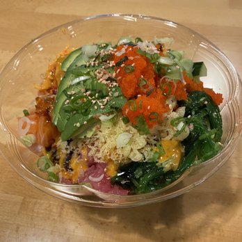 Poke Hale - Volcano bowl with greens - Hawaiian Near Me - Buffalo Grove, Illinois Poke Hale - Volcano bowl with greens - Hawaiian Near Me - Buffalo Grove, Illinois