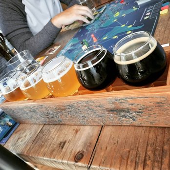 Third Window Brewing - Flight: Patersbier, Merci Pierre, Nelson Saison, Oatey McOatface, Oko Bomb. - Breweries Near Me - Santa Barbara, California Third Window Brewing - Flight: Patersbier, Merci Pierre, Nelson Saison, Oatey McOatface, Oko Bomb. - Breweries Near Me - Santa Barbara, California
