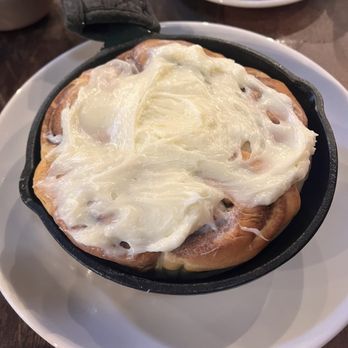 Brutus Camp Deli - Cinamini's with Vanilla Bourbon Cream cheese frosting. YUM! - Delis Near Me - Brutus, Michigan
