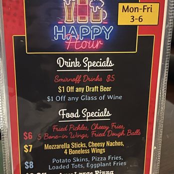 Jerry's Pizza - Happy hour menu as of 3/2/22. - Pizza Near Me - Middletown, Connecticut Jerry's Pizza - Happy hour menu as of 3/2/22. - Pizza Near Me - Middletown, Connecticut