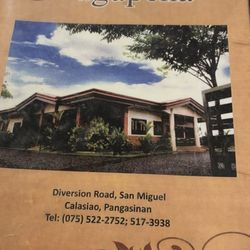 Dagupena - Menu cover
