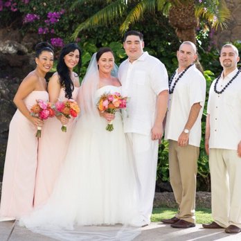 Dellables - Our wedding in Kaanapali on 12/13/14. The flowers and leis were absolutely perfect!! Perfection - Floral Designers Near Me - Kula, Hawaii