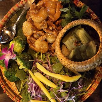 Le Emperor - I had the walnut shrimp with sticky rice and it was fantastic. - Desserts Near Me - Cypress, Texas