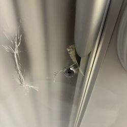 The Tanning Shop Chiswick - Broken safety panel