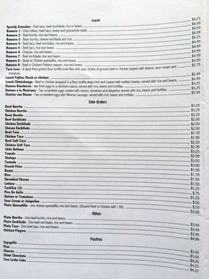 Menu photo 6 Las Colinas Mexican Grill Tucker, GA