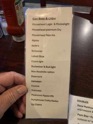 Menu photo 3 Uptown Pub Down Under Saint John, NB