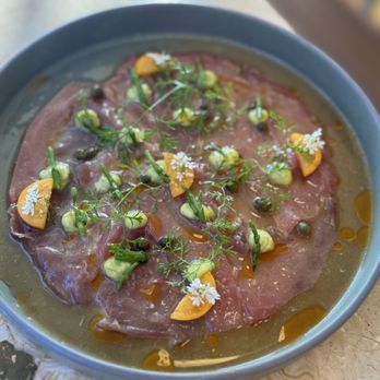 The Victorian at Hill Street - Tuna carpaccio - New American Near Me - Oceanside, California The Victorian at Hill Street - Tuna carpaccio - New American Near Me - Oceanside, California