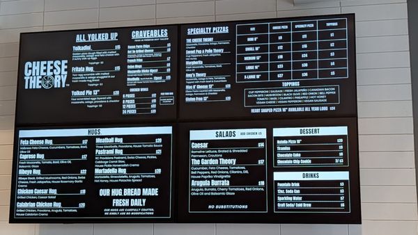 Menu photo 4 Cheese Theory Sherman Oaks, CA