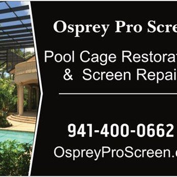 Osprey Pro Screen - post - Pressure Washers Near Me - Nokomis, Florida Osprey Pro Screen - post - Pressure Washers Near Me - Nokomis, Florida