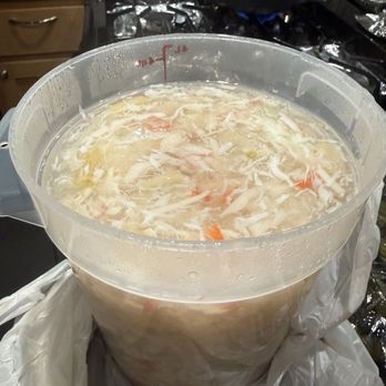Co Hoang Catering - SMALL Soúp Măng Cua/Bong Bóng Cá - Asparagus Crab Meat -$120 was so good with so much crab meat! - Caterers Near Me Co Hoang Catering - SMALL Soúp Măng Cua/Bong Bóng Cá - Asparagus Crab Meat -$120 was so good with so much crab meat! - Caterers Near Me