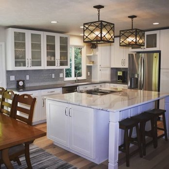 Summit Creek - White Kitchen - General Contractors Near Me Summit Creek - White Kitchen - General Contractors Near Me