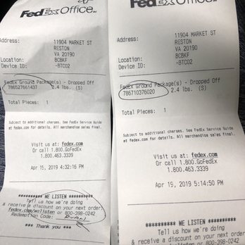 FedEx Office Print & Ship Center - Both fedex ground packages accepted by Ryan - Printing Services Near Me - Reston, Virginia FedEx Office Print & Ship Center - Both fedex ground packages accepted by Ryan - Printing Services Near Me - Reston, Virginia