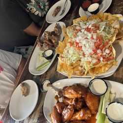 Salvino's - Buffalo wings and garlic Parmesan Traditional Wings - Bone in